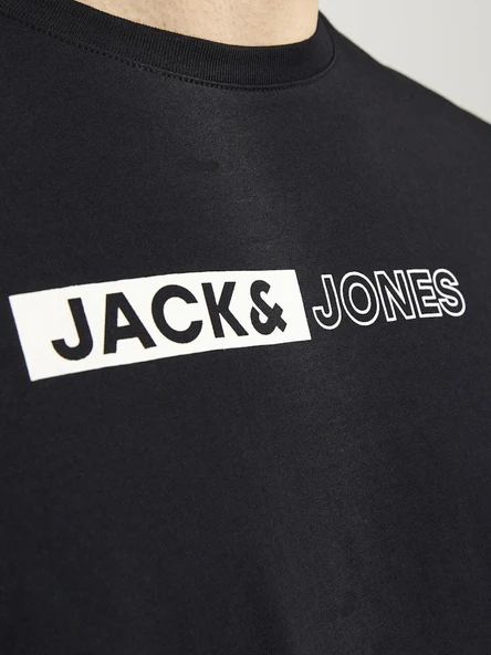 Jack Jones Corp Logo Erkek Tişört 12233999 - Resim 5