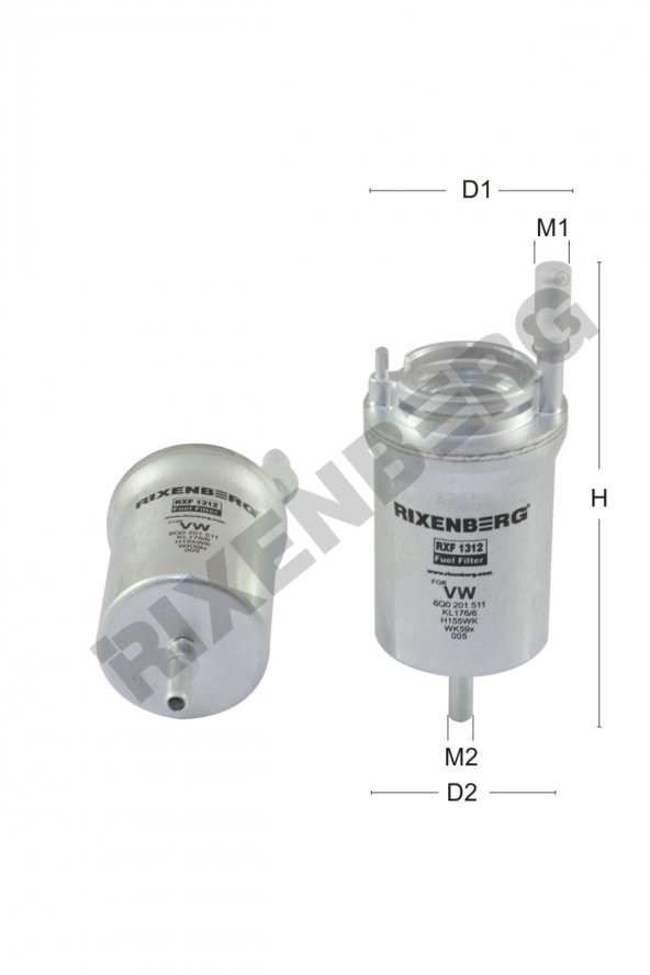 SEAT IBIZA IV 1.2- 1.4- 1.6- 1.8T- 2.0 (2002-2009) BENZİN FİLTRESİ ürün görseli