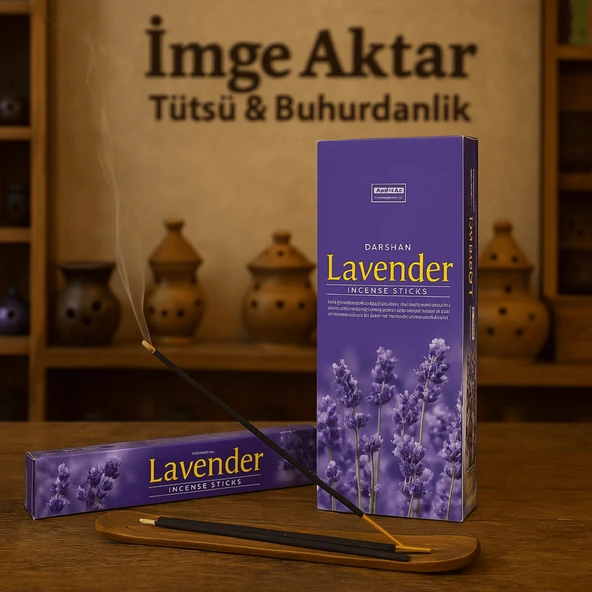 Darshan Incense Lavanta 20'li Çubuk Tütsü 