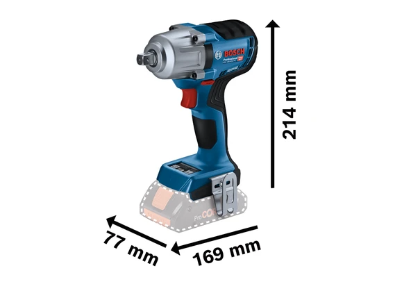 BOSCH GDS 18 V-450 PC Şarjlı Somun Sıkma Makinası 18 Volt 450 Nm - 2