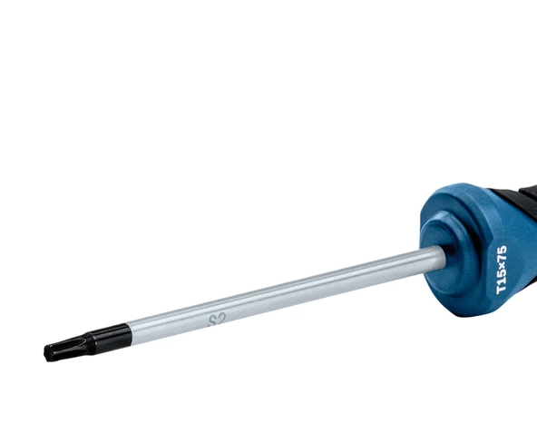BOSCH Profesyonel T15 x 75 mm Deliksiz Torx Tornavida (1600A01V0B) - Resim 3