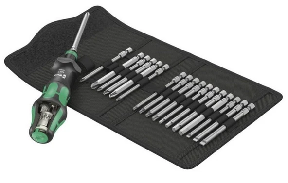 WERA Kraftform Kompakt Turbo Bits Tornavida Seti (05057482001) - 2
