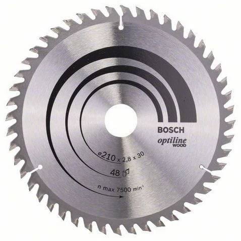 BOSCH Pro Wood 210 mm 48 Diş Ahşap Daire Testere Bıçağı - 4
