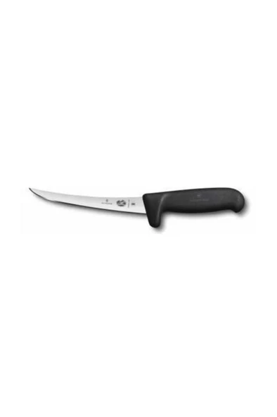 Victorinox 5.6603.15M 15cm Siyah Sıyırma Bıçağı, Parmak Korumalı (7611160044198)