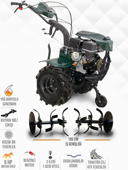 KAAN 36S3 9 Hp Benzinli ÇAPA MAKİNESİ