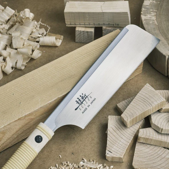 SUIZAN 2300 Dozuki Dovetail Çokyönlü Kesim Japon Testeresi 24 cm - 9