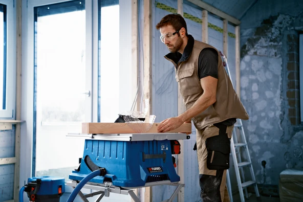 BOSCH GTS 18V-216 Akülü Tezgah Tip Yatay Daire Testere 18 Volt 216 mm (Akü ve Şarj Aleti Hariç) - 4