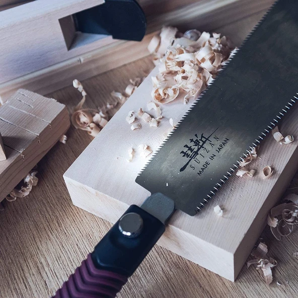 SUIZAN 2200 Ryoba Çift Taraflı Japon Testeresi 21 cm - 8
