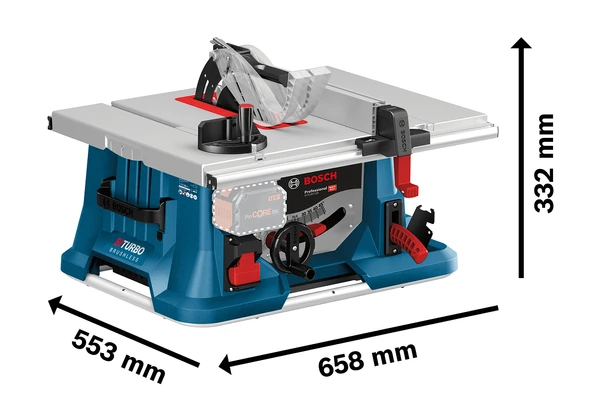 BOSCH GTS 18V-216 Akülü Tezgah Tip Yatay Daire Testere 18 Volt 216 mm (Akü ve Şarj Aleti Hariç) - 3