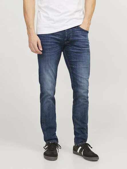 Jack Jones Glenn Slım Fit Erkerk Jean Pantolon 12133074 - Resim 5