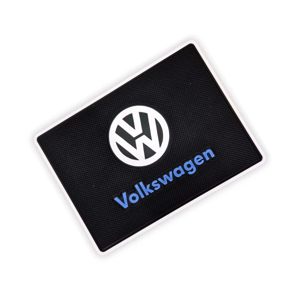 Volkswagen Anahtarlıklı Oto Ayna Askısı Ikili Set Torpido Üstü Kaydırmaz Ped - Resim 4