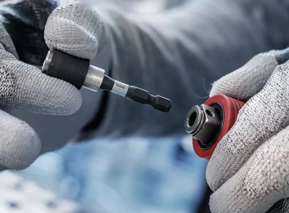 BOSCH PRO Impact Kilitli Bits Uzatma Adaptör 60 mm (Torklu Vidalama Makinaları için) - 4