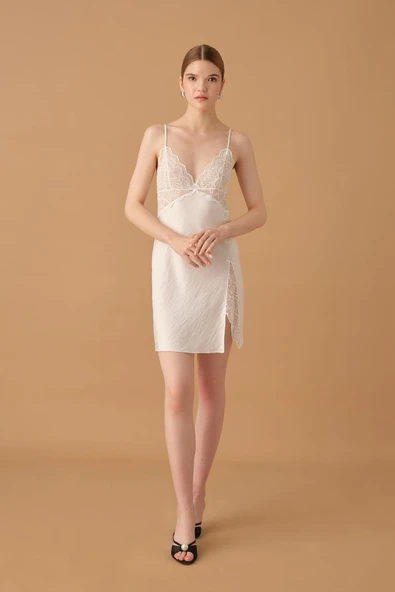 Pierre Cardin İpek Saten Altılı Gelin Çeyiz Takımı - Lx.25272 Ivory - 2