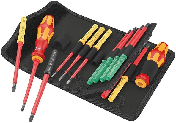 WERA KraftForm Kompact  VDE 17 Parça 1000 Volt İzoleli Tornavida Takımı (05006611001) - 10