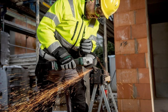 METABO W 18 L BL 9-125 Akülü Avuç Taşlama 18 Volt (Akü ve Şarj Aleti Hariç) - 4