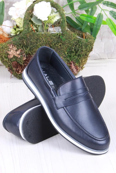 Mehmet Mete 424677 Rahat İç Ve Dış Hakiki Deri Loafer Erkek Ayakkabı - Resim 9