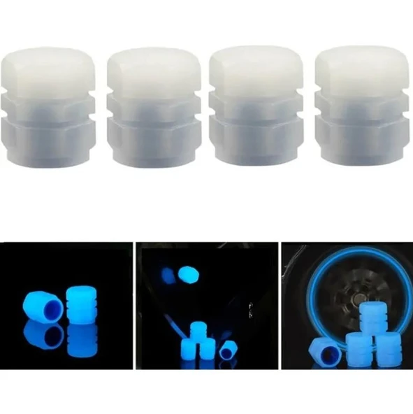 Zhltools Fosforlu Sibop Kapağı 4 lü Set Mavi - 5