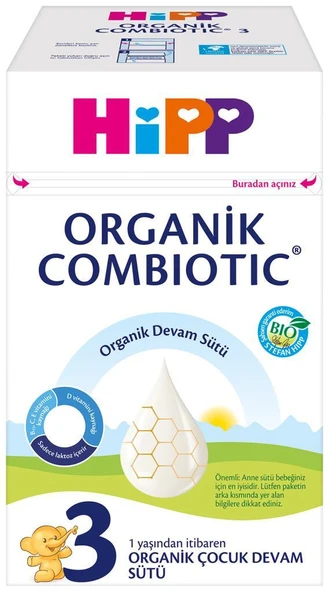 Hipp 3 Organik Combiotic Bebek Sütü 800 Gr ürün görseli