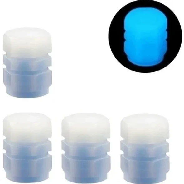 Zhltools Fosforlu Sibop Kapağı 4 lü Set Mavi