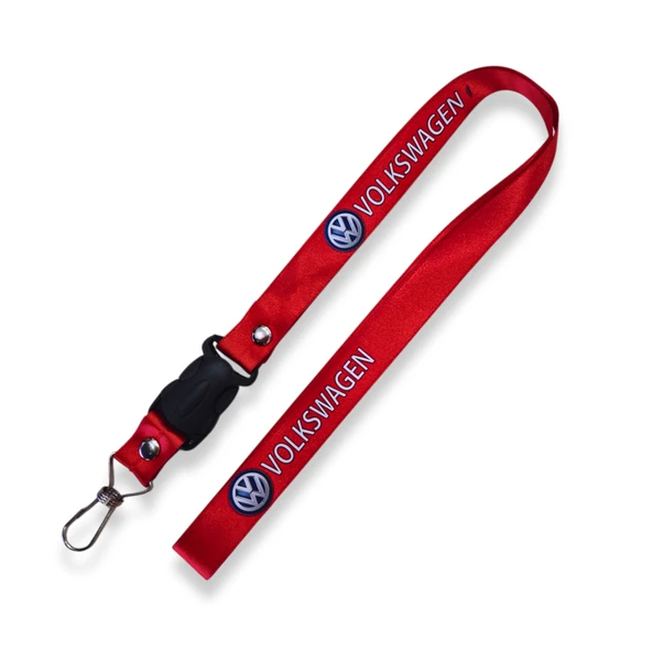 Volkswagen Kırmızı Oto Ayna Askısı & Anahtarlıklı Ayna Ipi / Kırmızı Oto Tampon Dili & Çeki Ipi - Resim 2