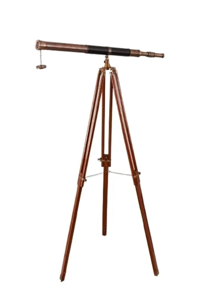 DENİZCİLİK GRUBU-Marine Pirinç Aksesuar-TRIPODLU TELESKOP-160x75x95 CM-JTTR1101