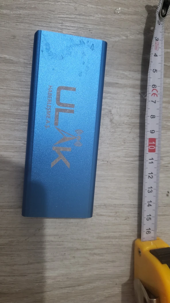 Powerbank mini alüminyum kasa 3000 mah ikinci el sağlam - 2