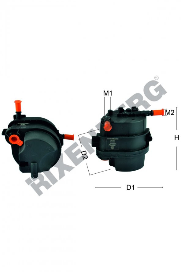 MAZDA 2 1.4CD (2003>) MAZOT FİLTRESİ ürün görseli