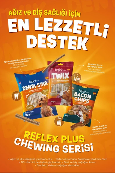 Bacon Chips / Çiğnemelik Jambon Dilimleri Yetişkin Köpek Ödül Maması - 3