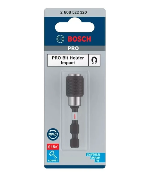 BOSCH PRO Impact Kilitli Bits Uzatma Adaptör 60 mm (Torklu Vidalama Makinaları için) - 6