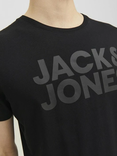 Jack Jones Corp Logo Regular Fit Erkek Tişört 12151955 - 5