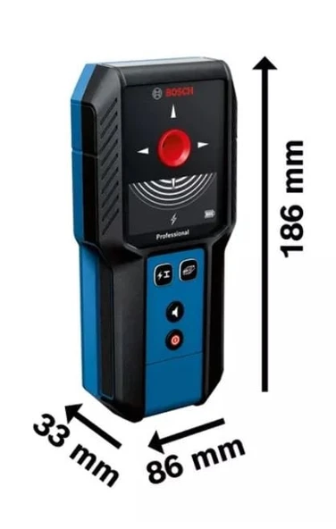 BOSCH GMS 120-27 Duvar Tarama Cihazı Multi Dedektör - 6