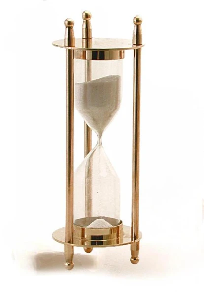 DENİZCİLİK GRUBU-Marine Pirinç Aksesuar-KUM SAATİ-25,5x7,5x7,5 CM-JTTR31310A ürün görseli