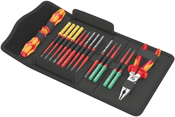 WERA KraftForm Kompact  VDE 17 Parça 1000 Volt İzoleli Tornavida Takımı (05006612001) - 10