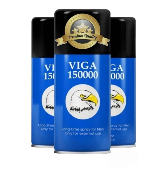 3 Kutu 150000 Viga Erkek GECIKME ETKILI Sprey - Premium Ürün, Kaliteli ve Etkin