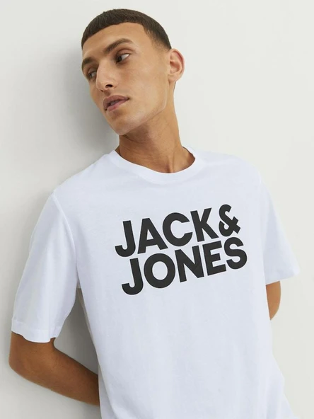 Jack Jones Corp Logo Regular Fit Erkek Tişört 12151955 - 3