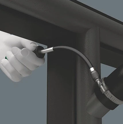 WERA 392 Flex Esnek Milli Bits Tornavida (Kilitlenebilir Uç Tutucu) - 6