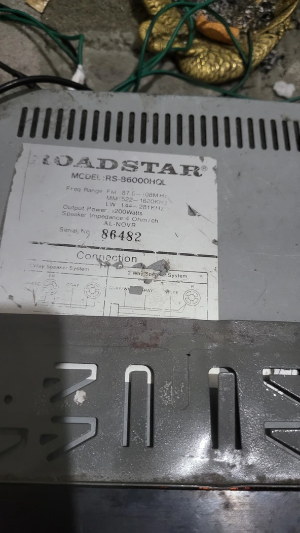 Roadstar kaset çalar radio teyp ikinci el - 2