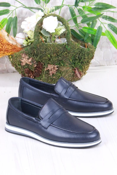 Mehmet Mete 424677 Rahat İç Ve Dış Hakiki Deri Loafer Erkek Ayakkabı - Resim 6