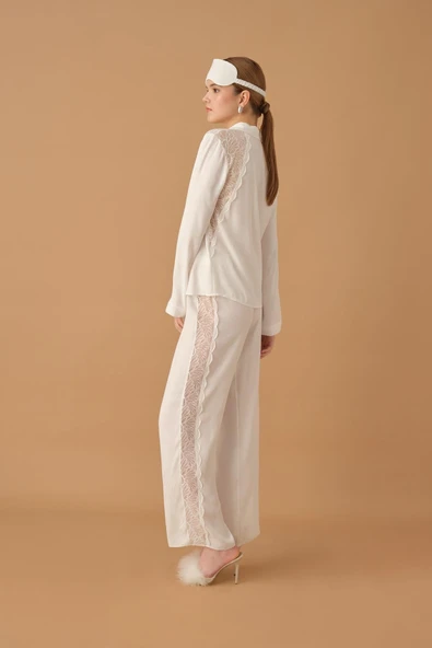 Pierre Cardin İpek Saten Altılı Gelin Çeyiz Takımı - Lx.25272 Ivory - 4