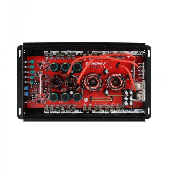 SOUNDMAX SX-3000.1D-1 OHM 3000W RMS-PROFESYONEL-BAS KUMANDALI-MONO ANFİ - Resim 3
