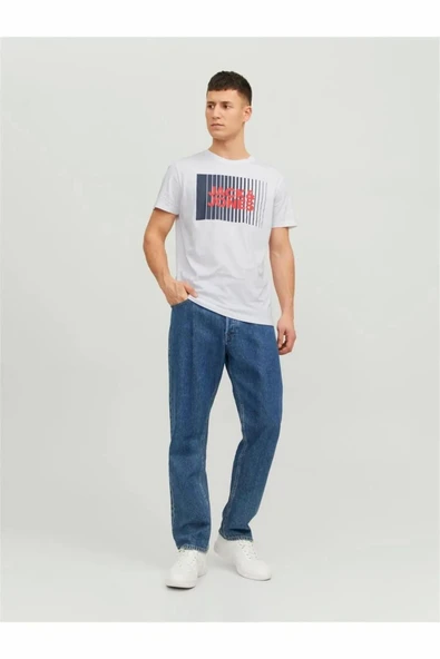 Jack Jones Corp Logo Erkek Tişört 12233999 - 2