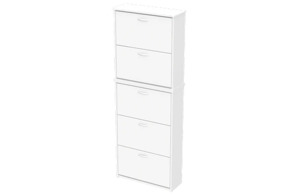 Modilayn VERVE Asma Kapı Önü 72x194x26 cm’lik 5 Düşer Kapak 10 Göz Bölmeli Ayakkabılık - 7