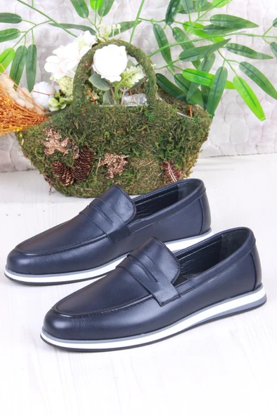 Mehmet Mete 424677 Rahat İç Ve Dış Hakiki Deri Loafer Erkek Ayakkabı - Resim 8