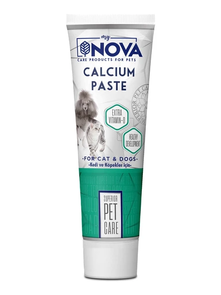 Nova Calsium Kedi ve Köpekler Için Mineral Destekleyici PASTE100GR