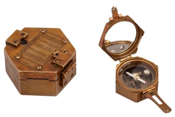 DENİZCİLİK GRUBU-Marine Pirinç Aksesuar-KUTULU PUSULA-6,5x7x3,5 CM-JTTR1547 ürün görseli