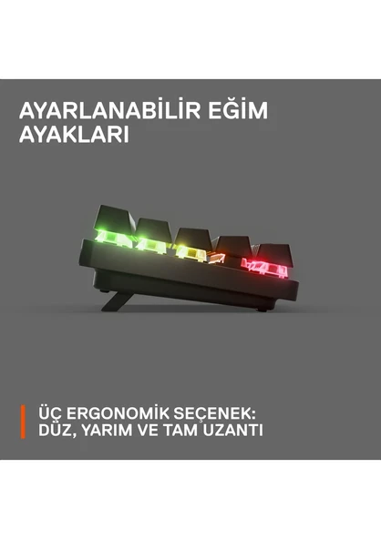 Steelseries Apex Pro Mini Wireless Kablosuz Mekanik Oyuncu Klavyesi - 4