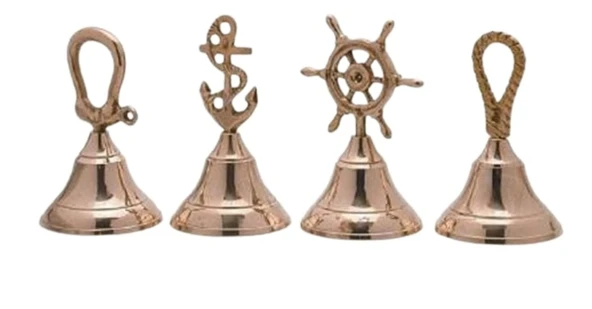 DENİZCİLİK GRUBU-Marine Pirinç Aksesuar-MASA ÜSTÜ ZİL 4 LÜ-13x6x6 CM ADET-JTTR36215 ürün görseli