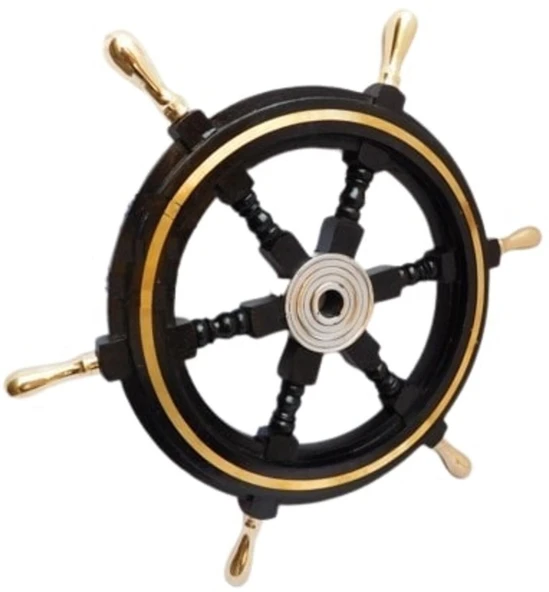 DENİZCİLİK GRUBU-Marine Pirinç Aksesuar-AHŞAP DÜMEN-61x61x5 CM-JTTR2394 ürün görseli