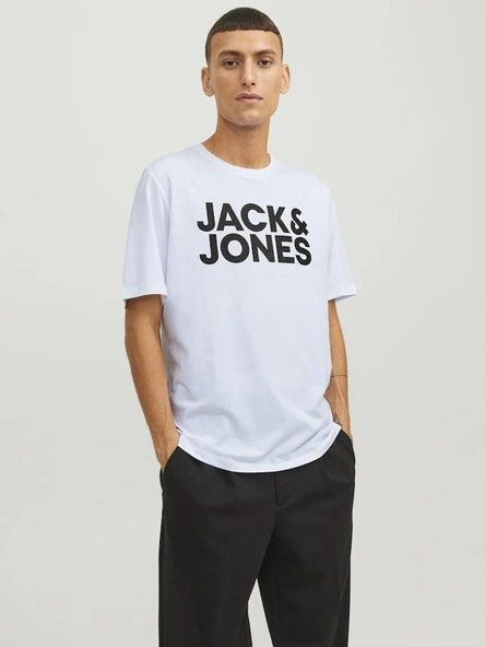 Jack Jones Corp Logo Regular Fit Erkek Tişört 12151955 - 2