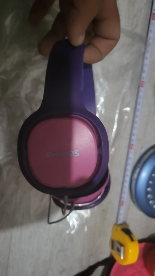 Philips kadın kulaklik pembe mor ikinci el sağlam - 2